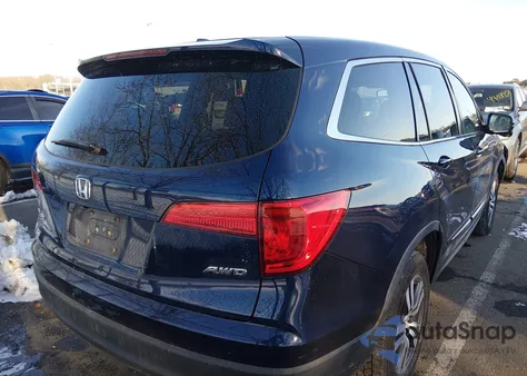 2016 Honda Pilot Ex-L z USA, uszkodzony, nr VIN 5FNYF6H59GB067227